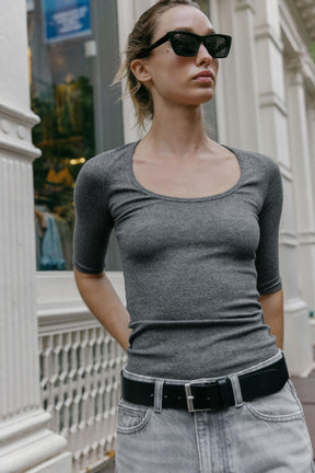 Rib Raglan T-Shirt
