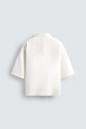 EMBROIDERED BOXY FIT POLO SHIRT - Image 7