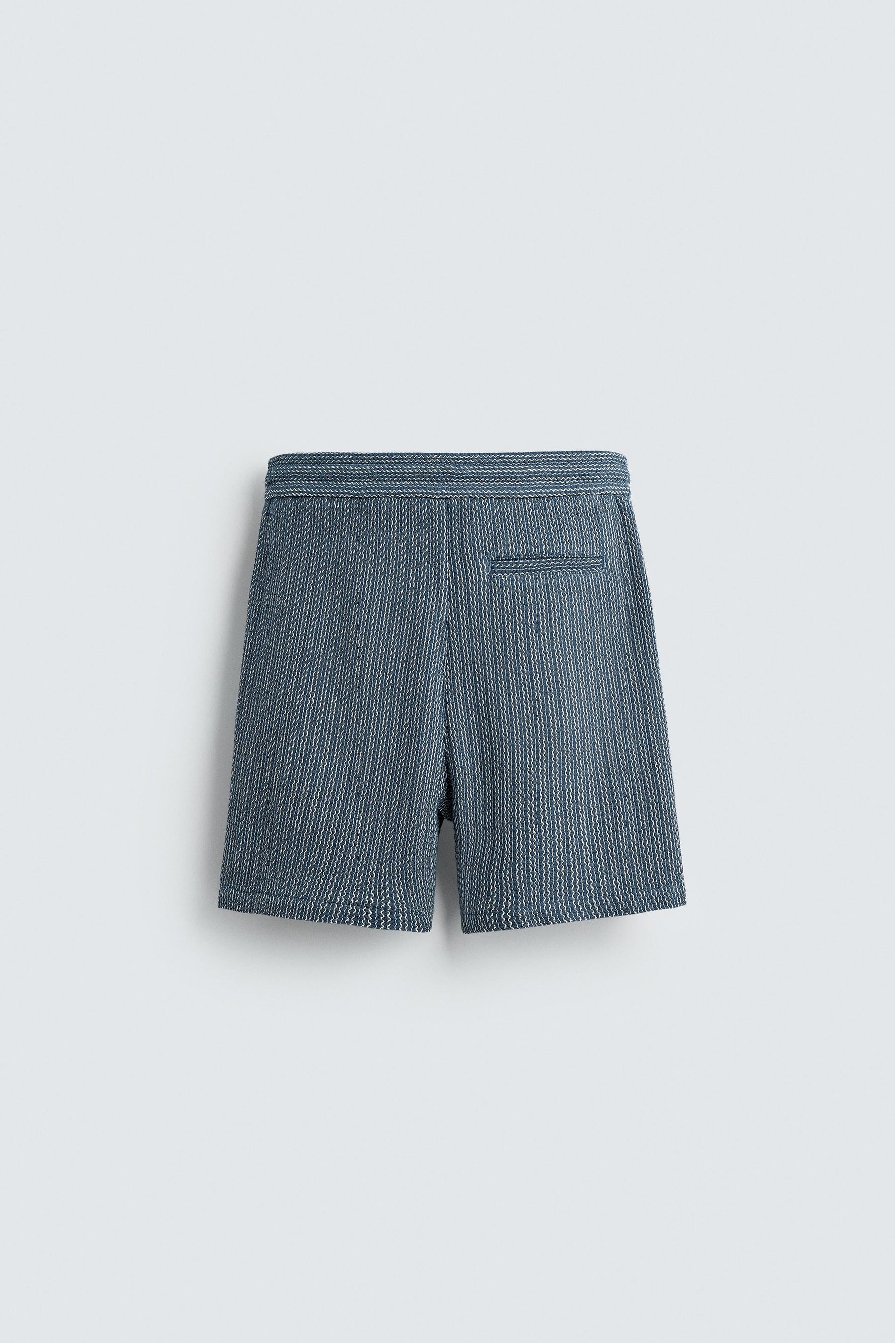 JACQUARD TEXTURED BERMUDA SHORTS - Image 8