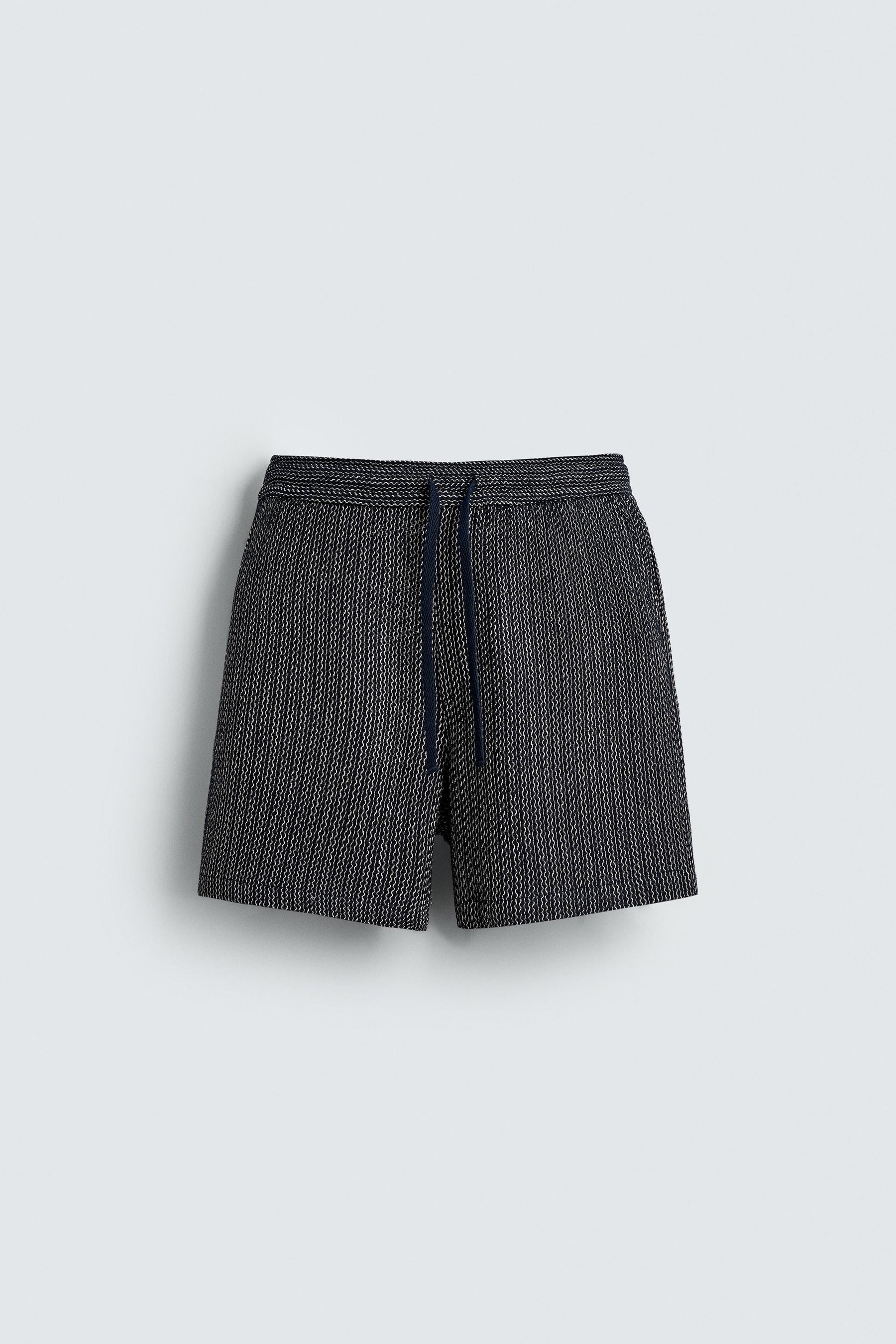 JACQUARD TEXTURED BERMUDA SHORTS - Image 7