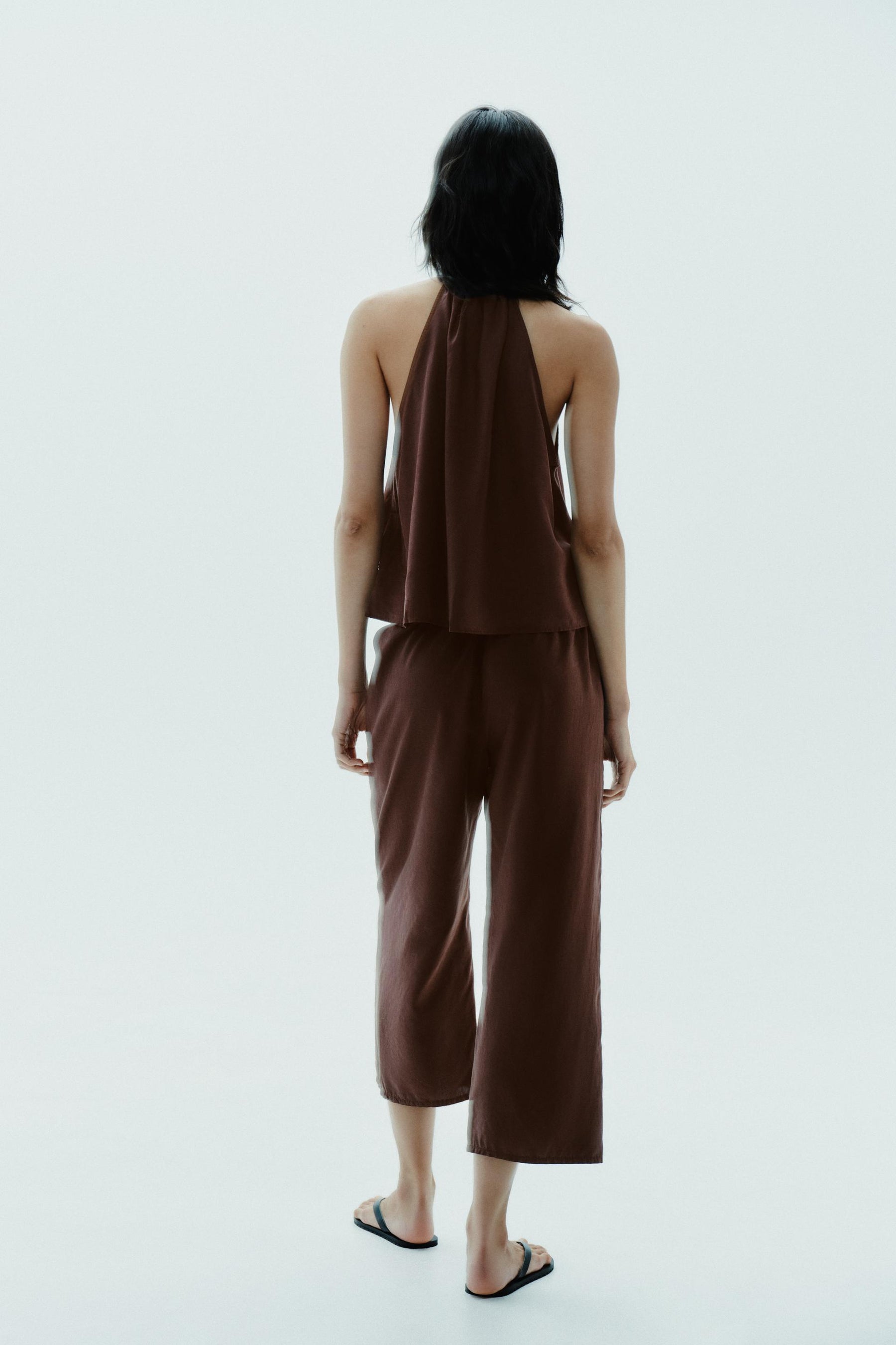 FLOWING CROP TROUSERS