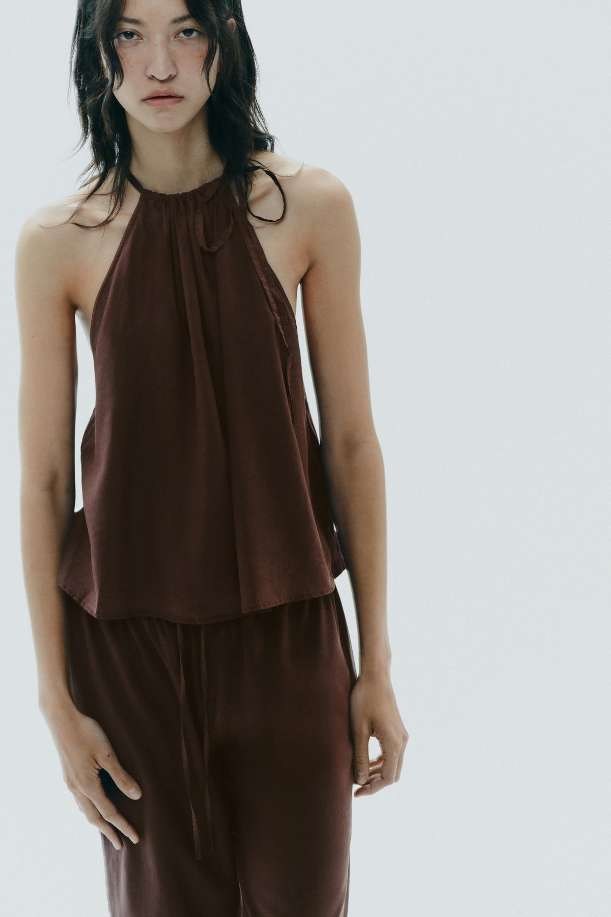 HALTER FLOWING TOP