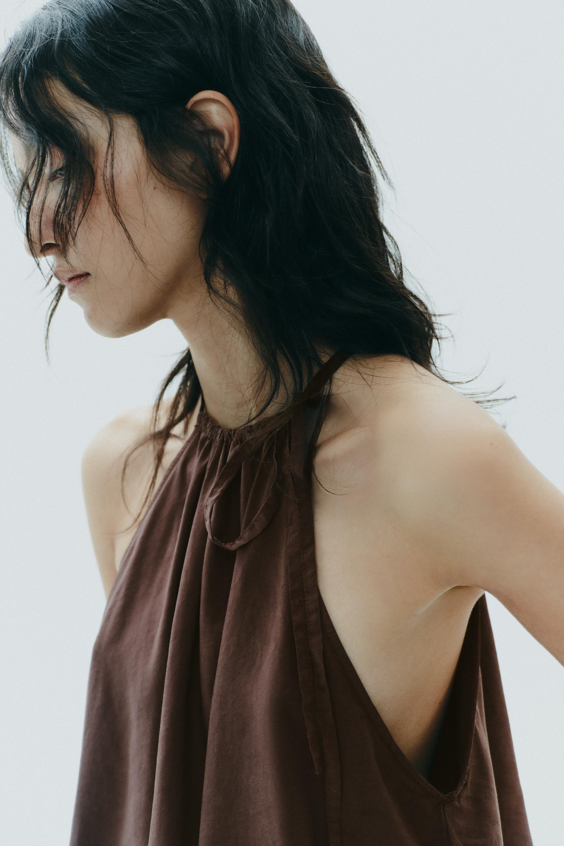 HALTER FLOWING TOP