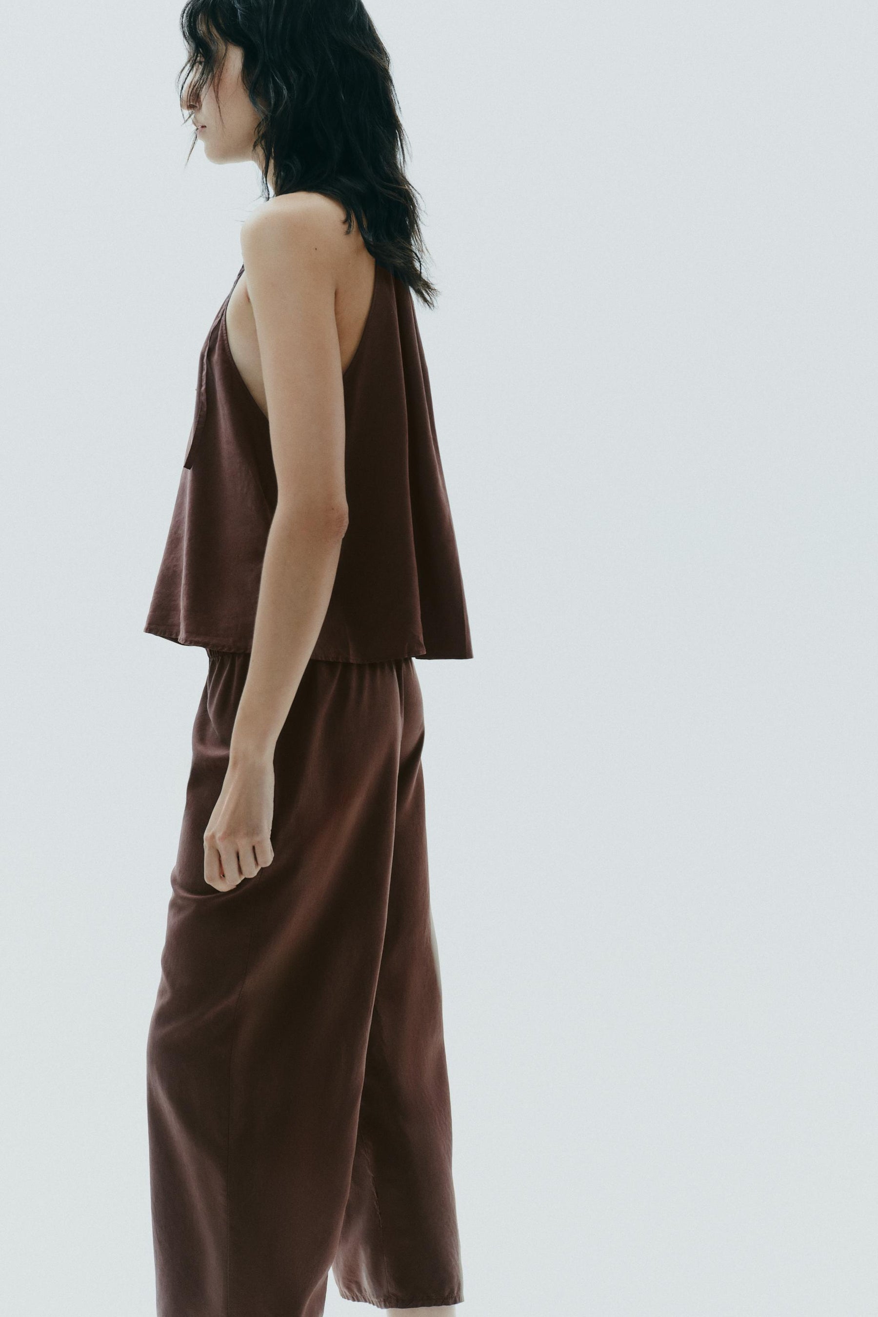 HALTER FLOWING TOP