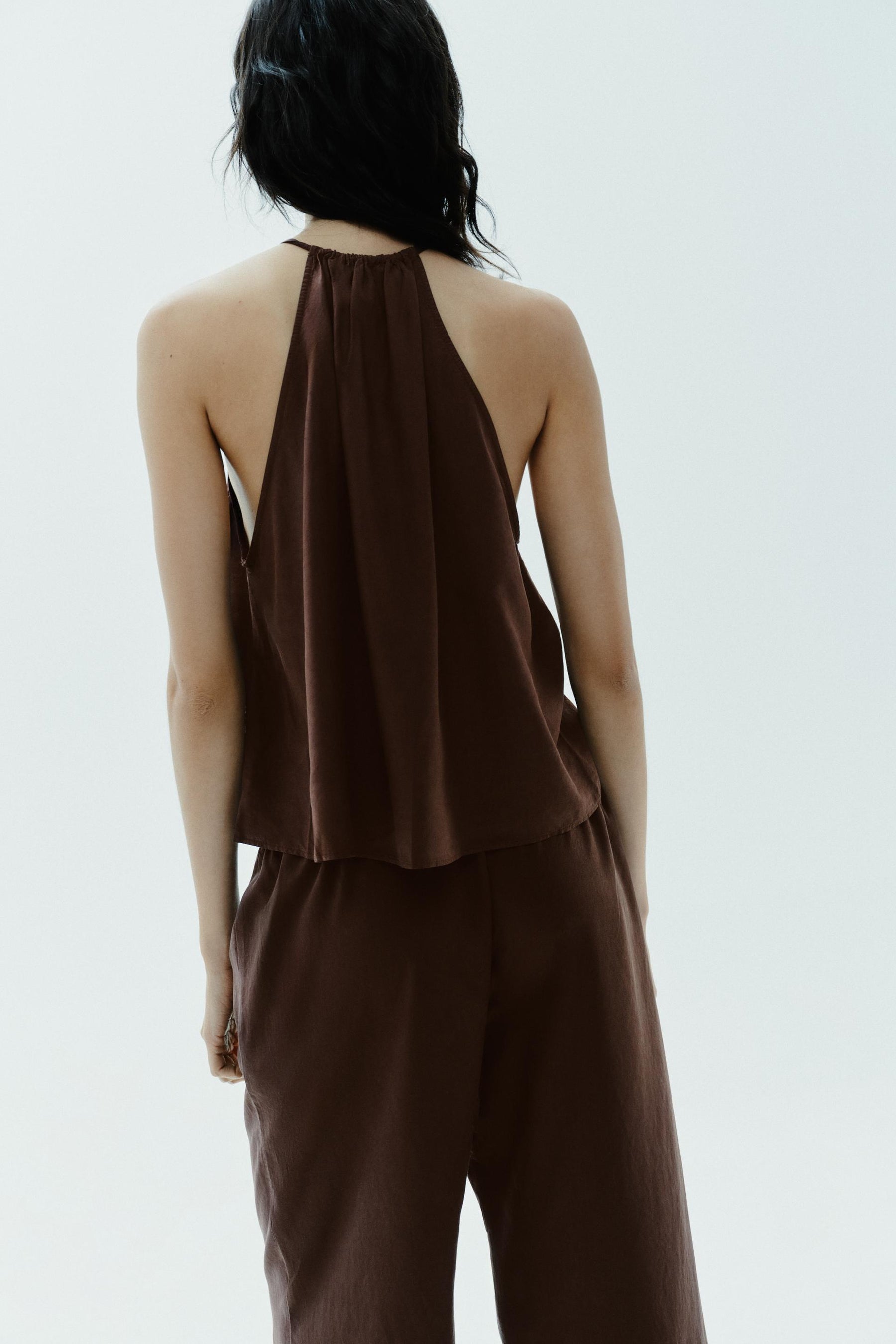 HALTER FLOWING TOP