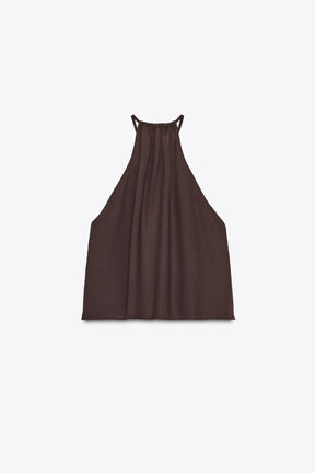 HALTER FLOWING TOP