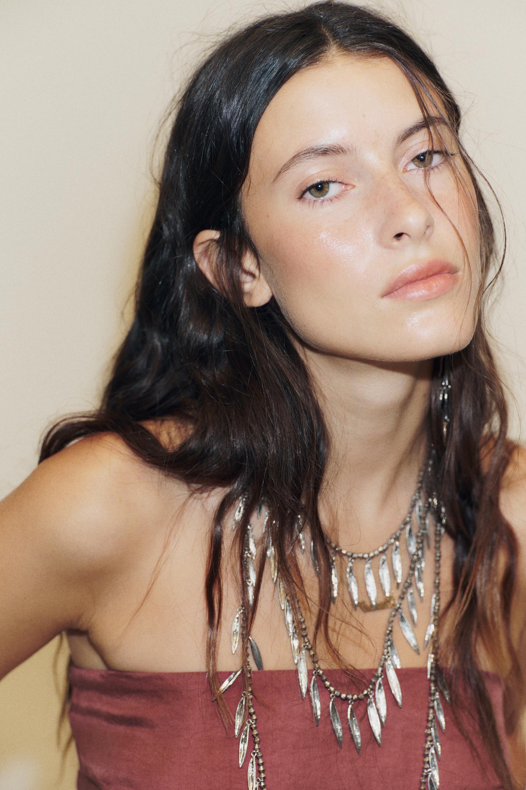 Asymmetrisches Bandeau-Top