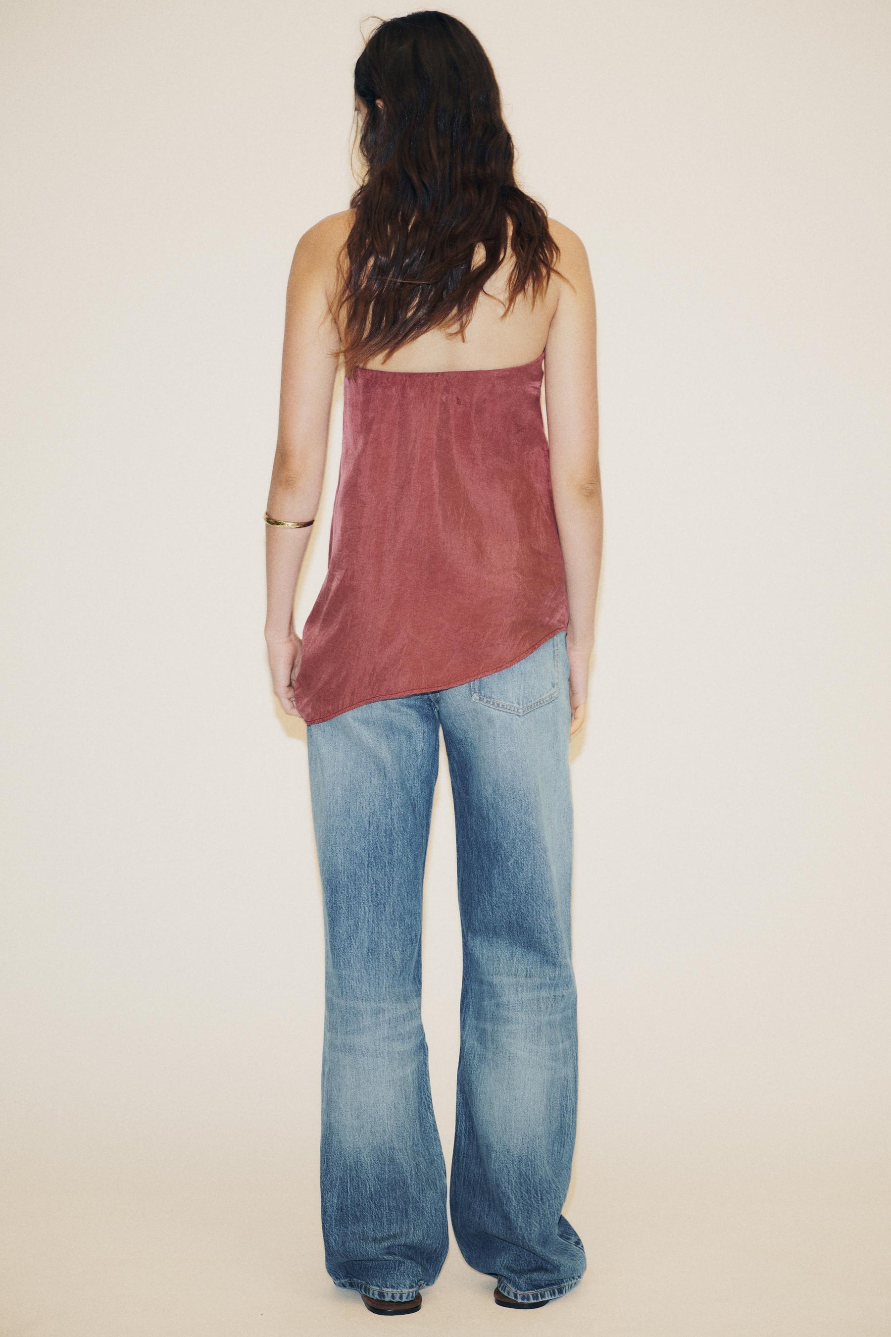 Asymmetrisches Bandeau-Top
