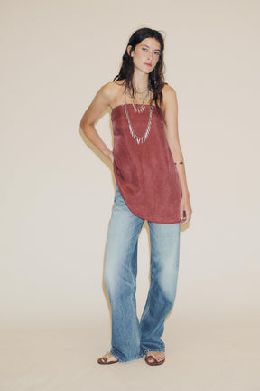 Asymmetrisches Bandeau-Top