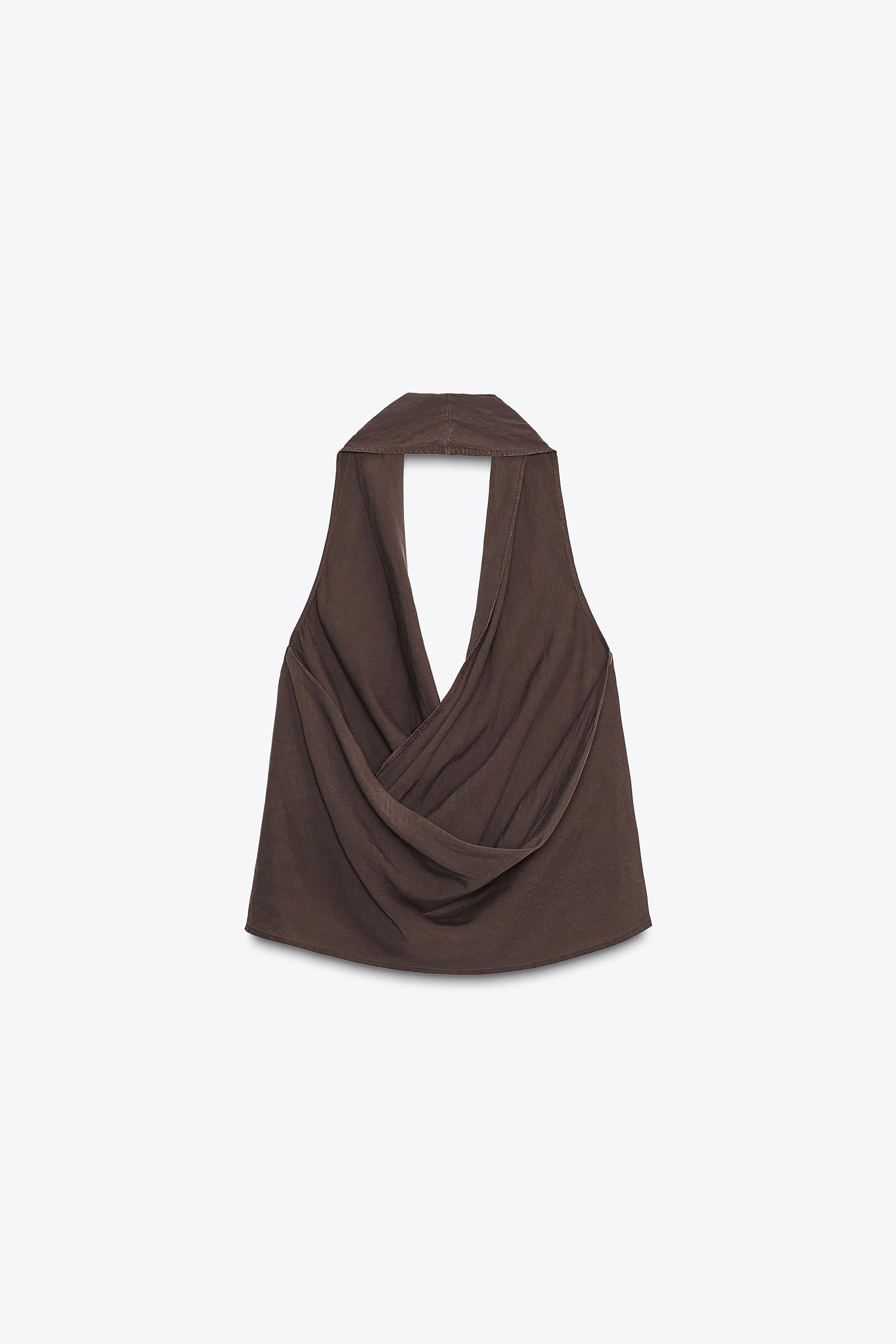 Drapiertes Neckholder-Top