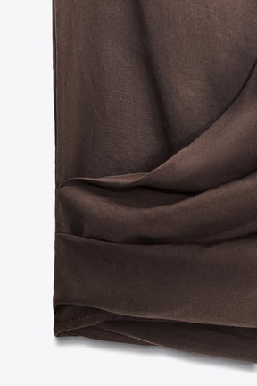 Drapiertes Neckholder-Top