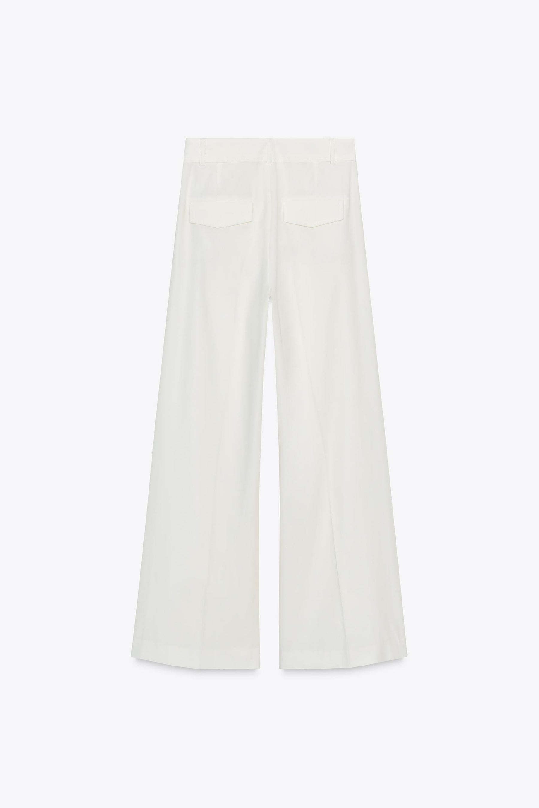 PLEATED TROUSERS WITH FLAPS