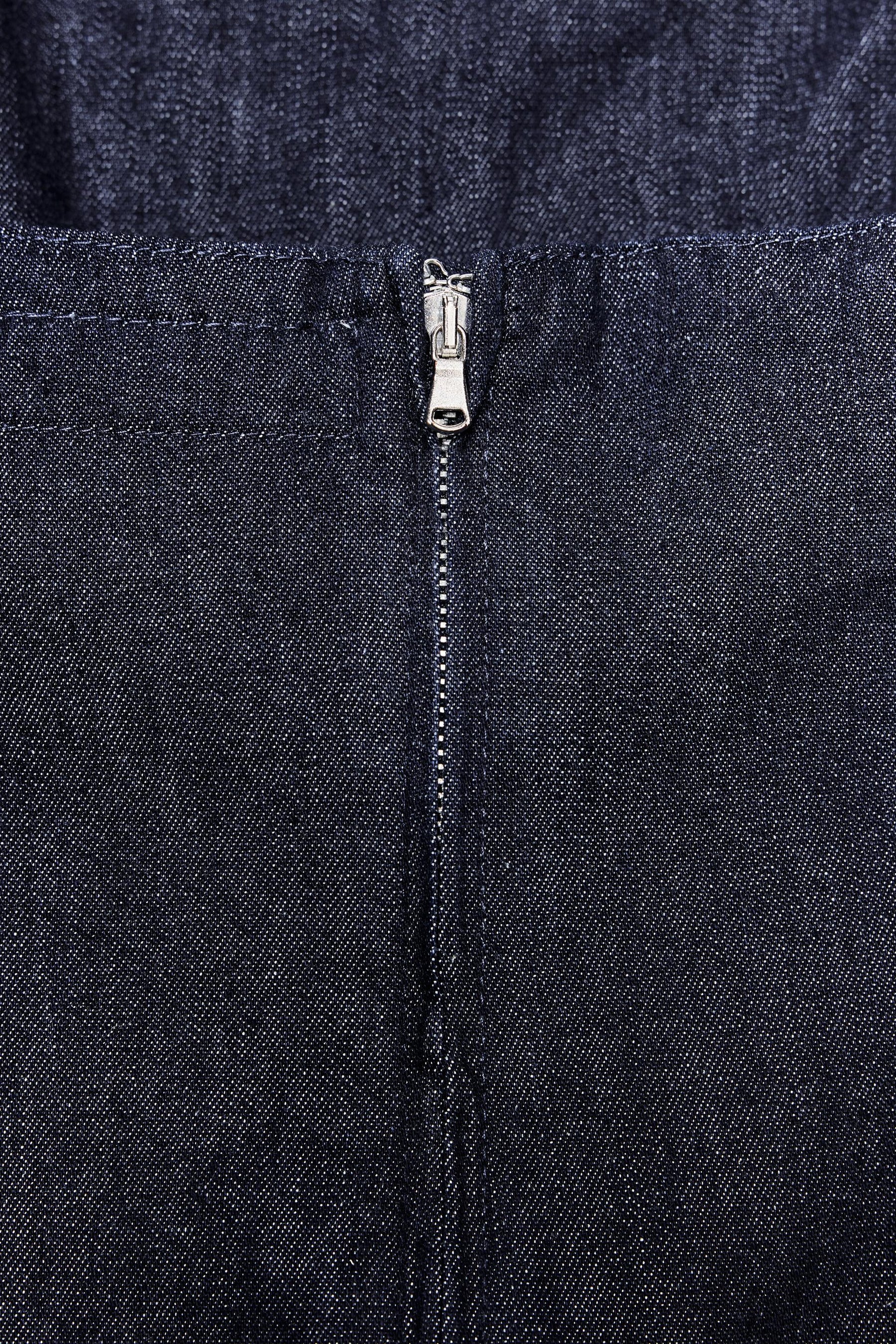 Denim Bandeau Top