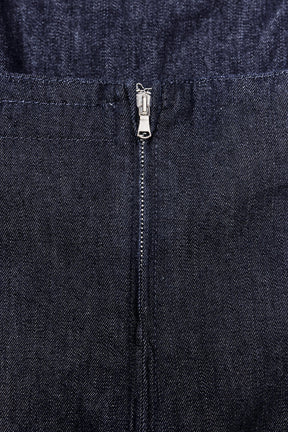 Denim Bandeau Top