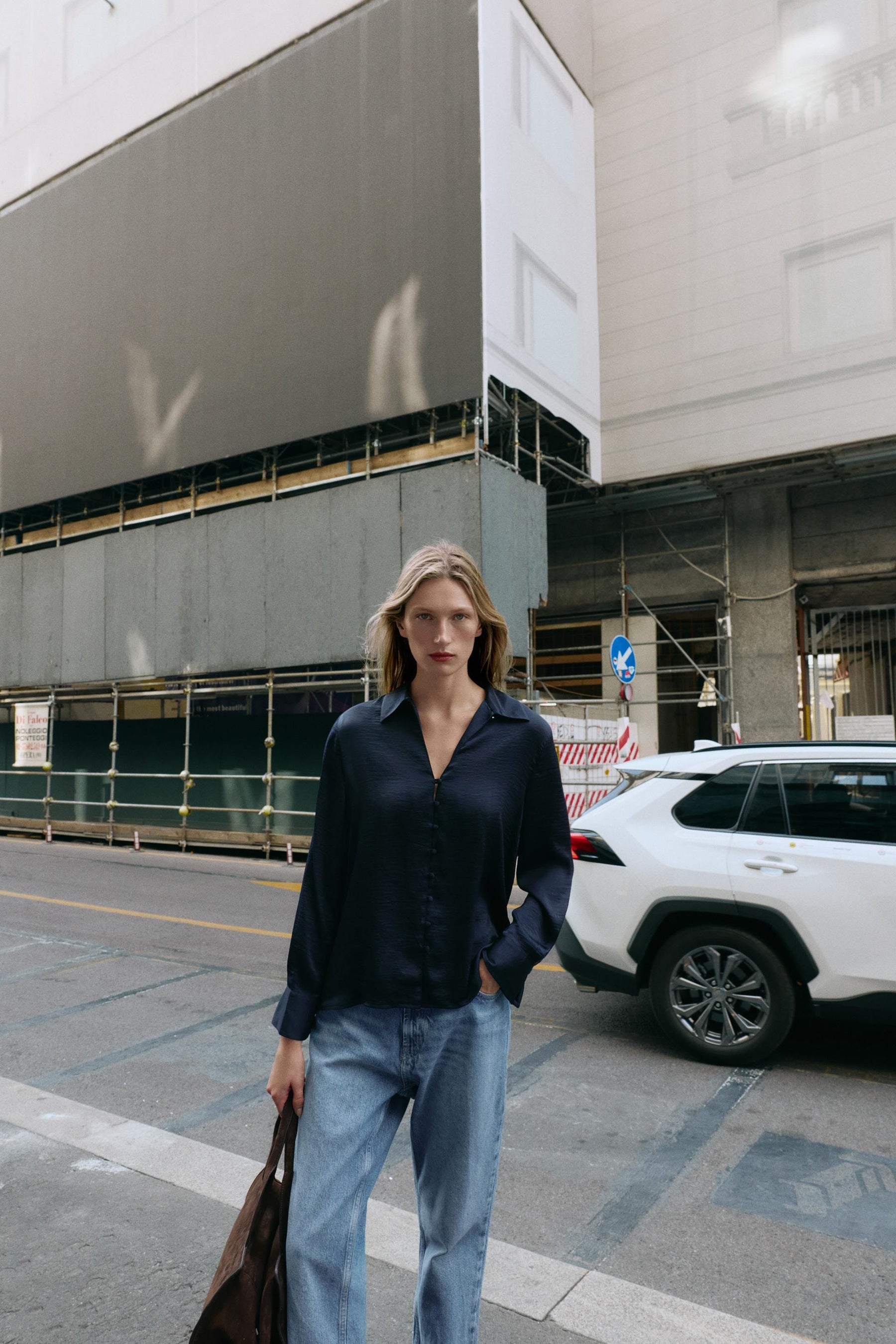 Satin Vent Shirt