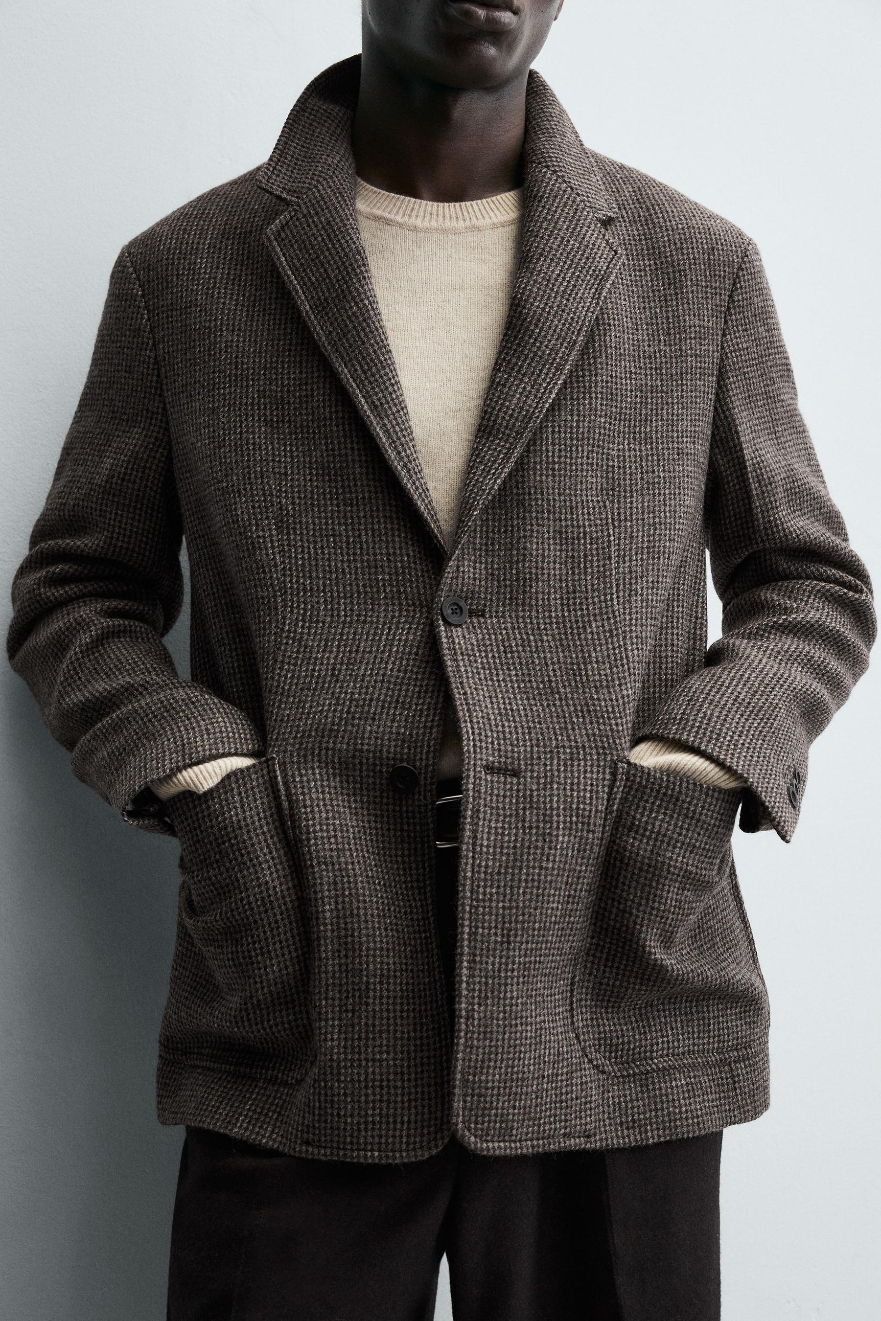 LIMITED EDITION WOOL TEXTURED BLAZER - Image 5