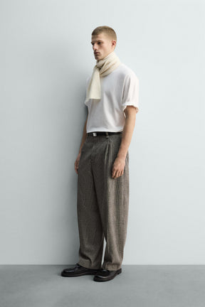 Plaid Relaxed Trousers
