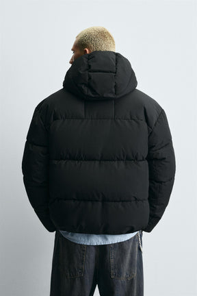 HOODED PUFFER JACKET - Image 3