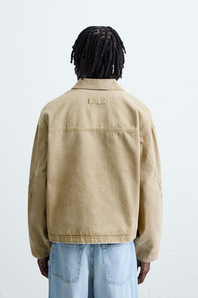 RELAXED FIT WASHED JACKET - Image 3