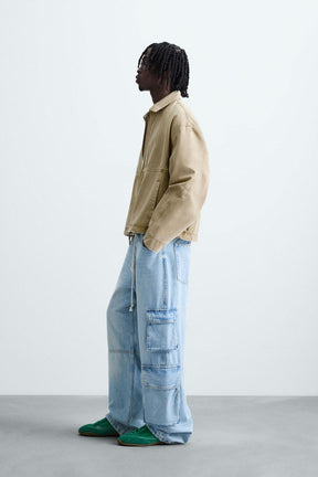 RELAXED FIT WASHED JACKET - Image 4