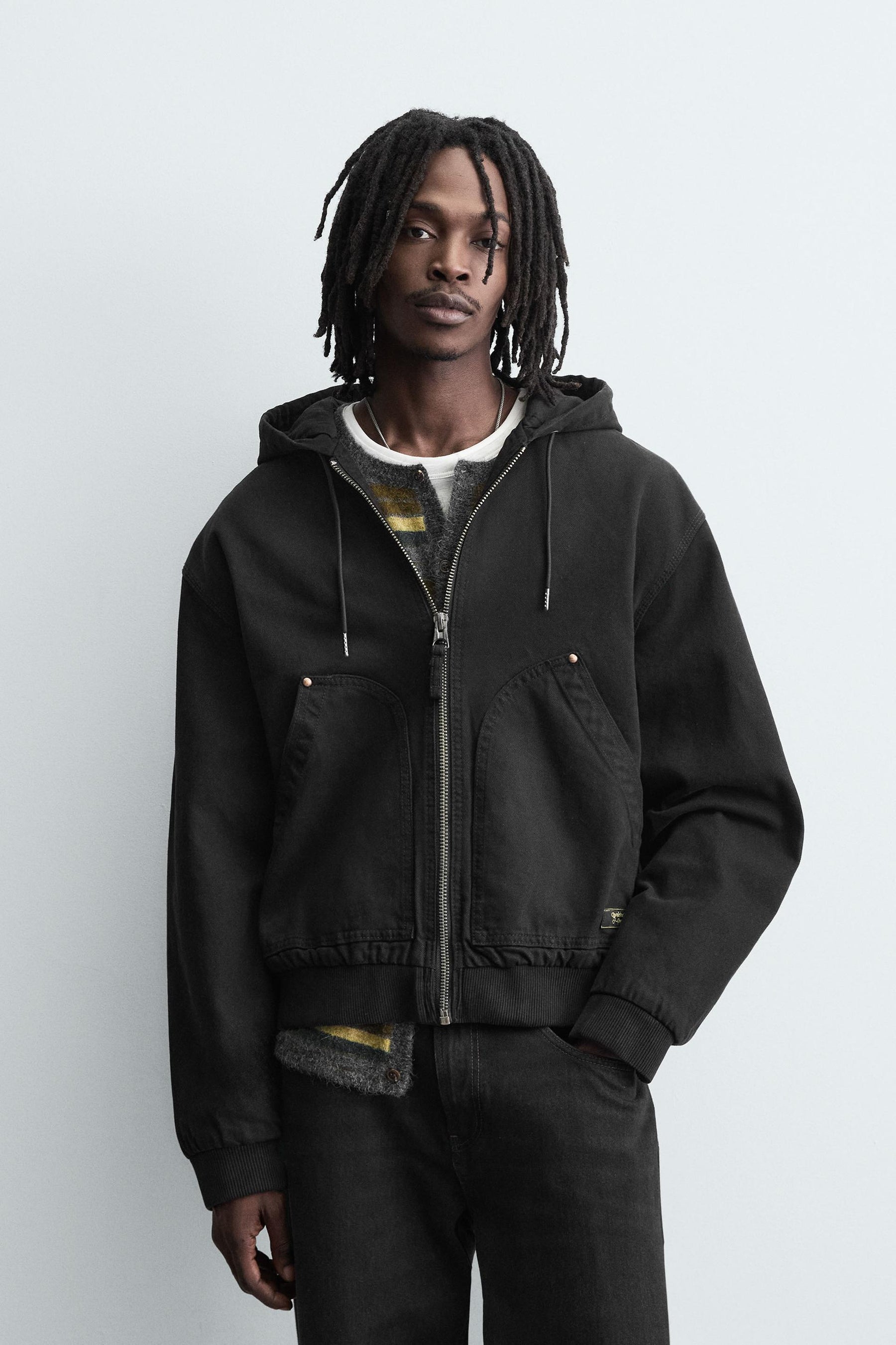 QUILTED HOODED JACKET - Image 2