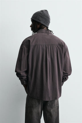 RELAXED FIT CHECK SHIRT - Image 3
