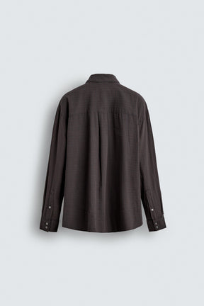 RELAXED FIT CHECK SHIRT - Image 8