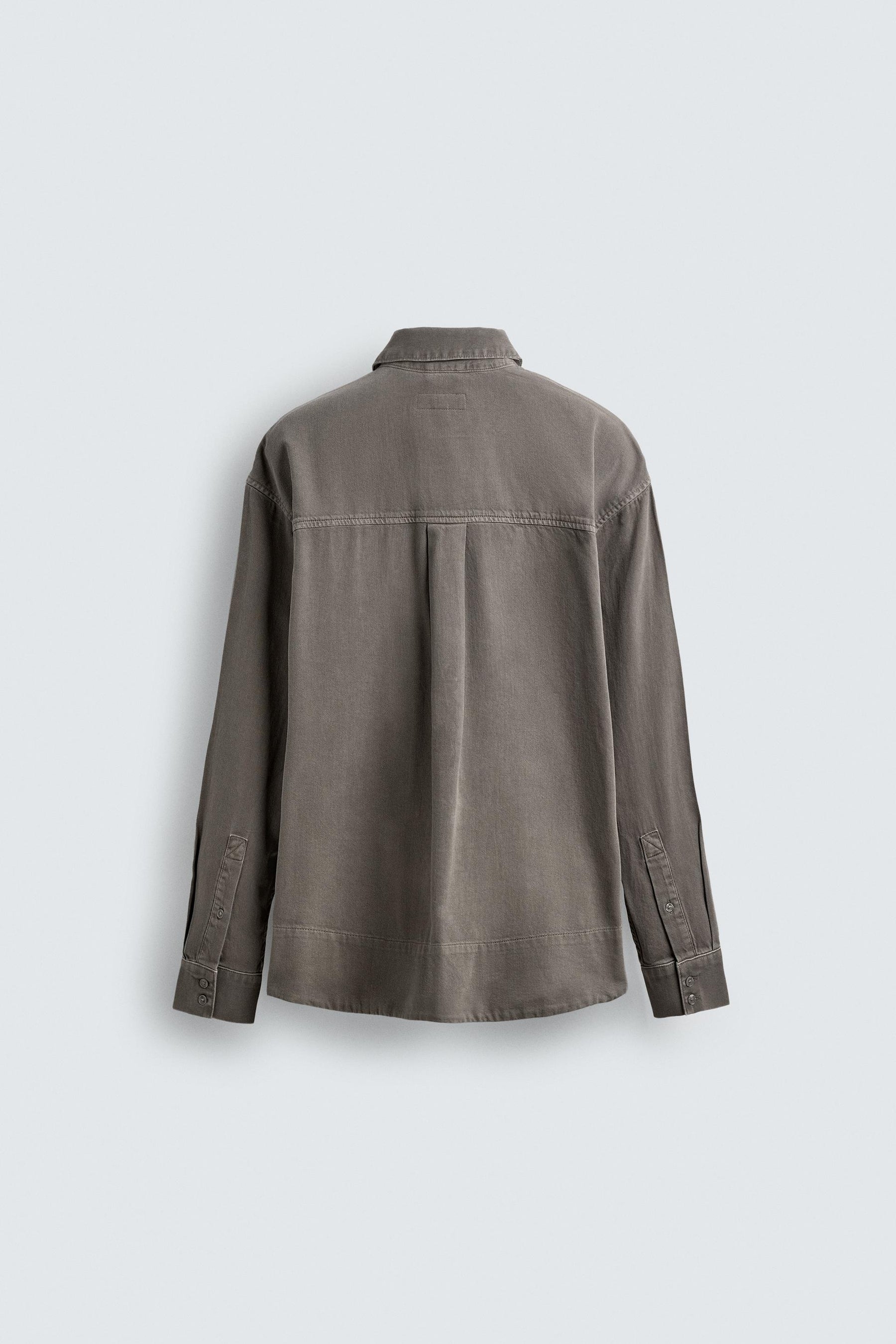 WASHED DENIM SHIRT - Image 8