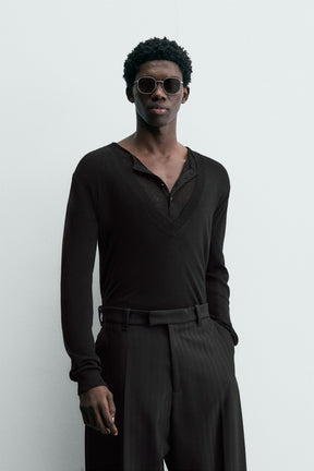 Wollpullover in limitierter Auflage