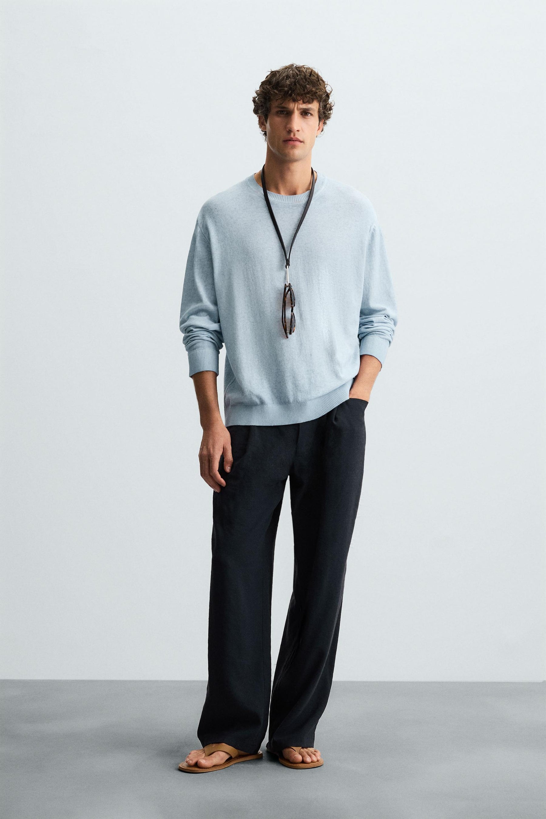 WASHED-EFFECT SWEATER - Image 1