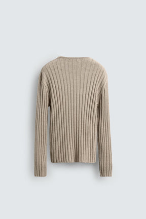 LIGHTWEIGHT RIBBED SWEATER - Image 7
