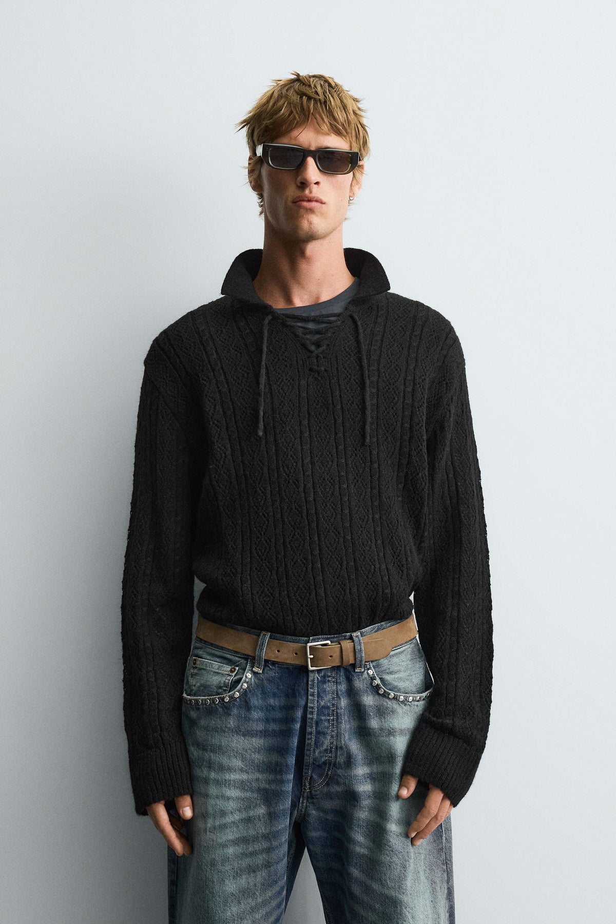 TEXTURED KNIT CORD POLO SHIRT - Image 2