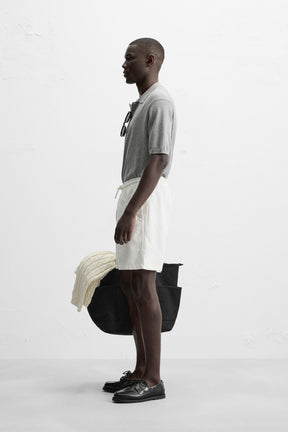 TEXTURED REGULAR FIT BERMUDA SHORTS - Image 4