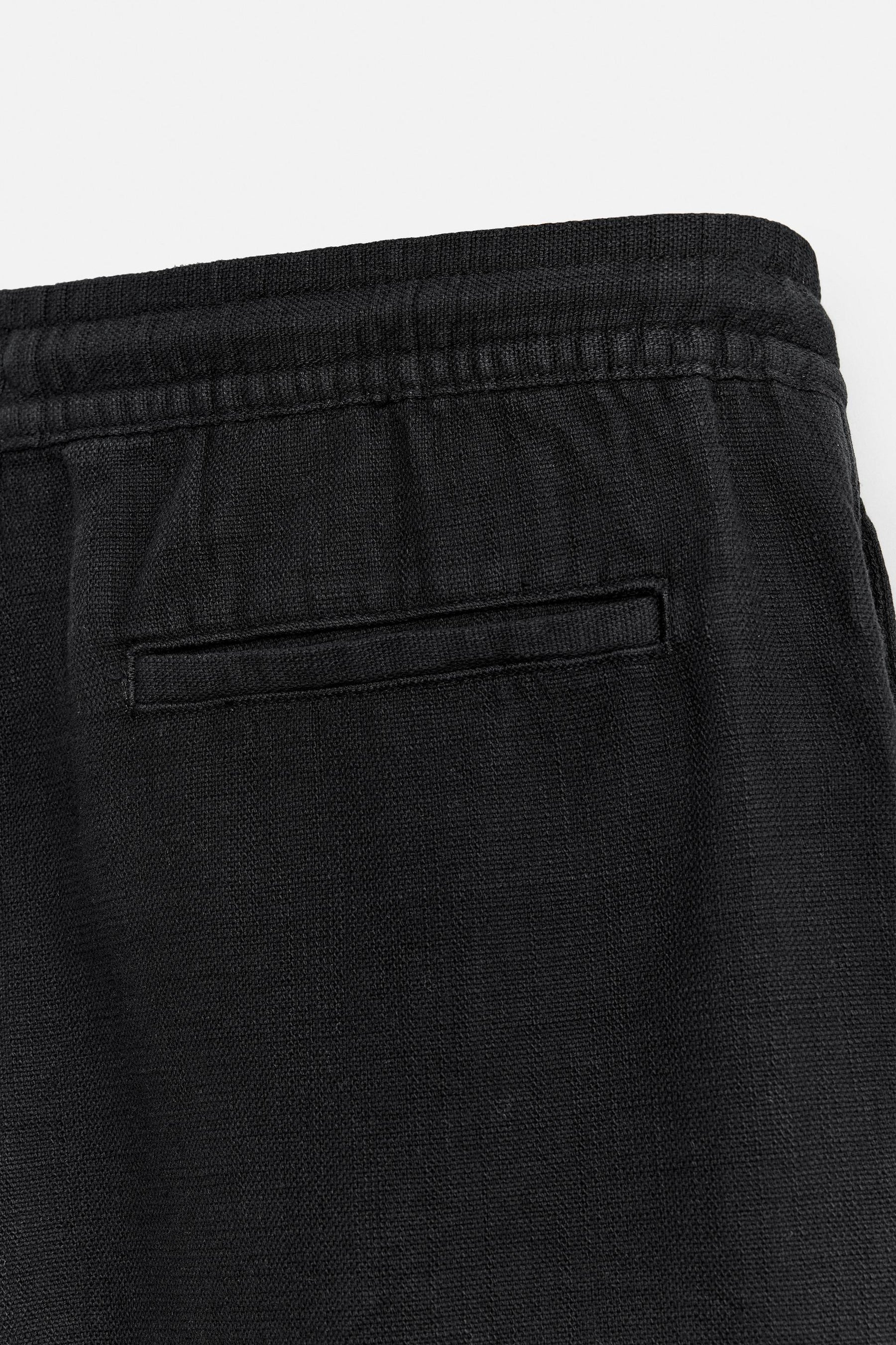 TEXTURED REGULAR FIT BERMUDA SHORTS - Image 8