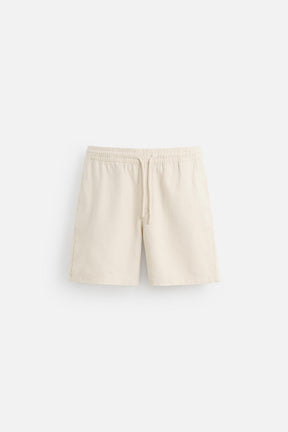 TEXTURED REGULAR FIT BERMUDA SHORTS - Image 6