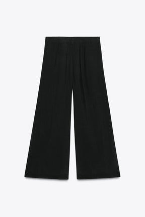 Cropped Darted Trousers
