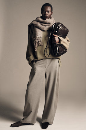Herringbone Balloon Trousers