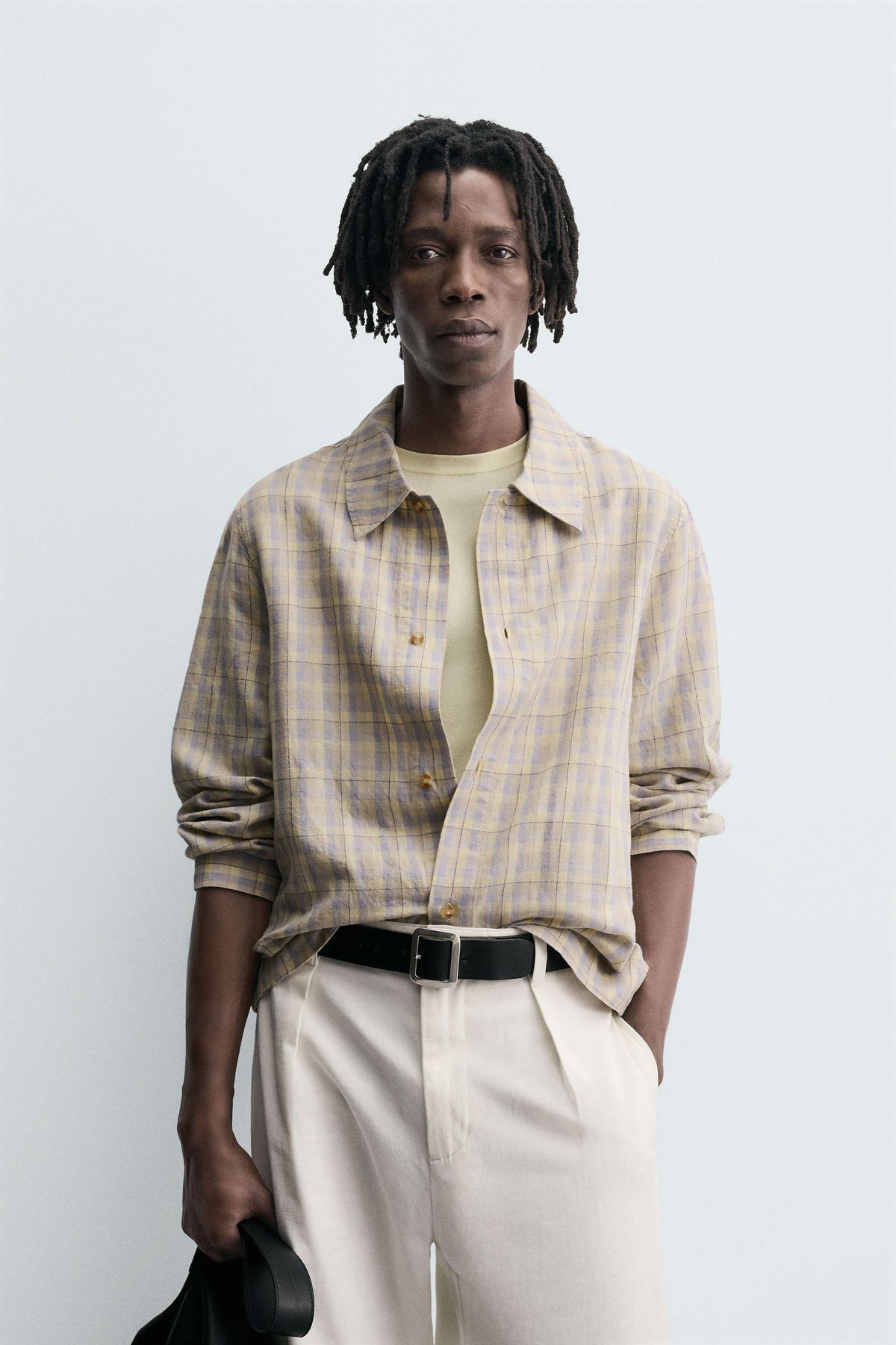 TEXTURED CHECK SHIRT - Image 2