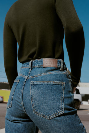 High Waisted Mom Jeans