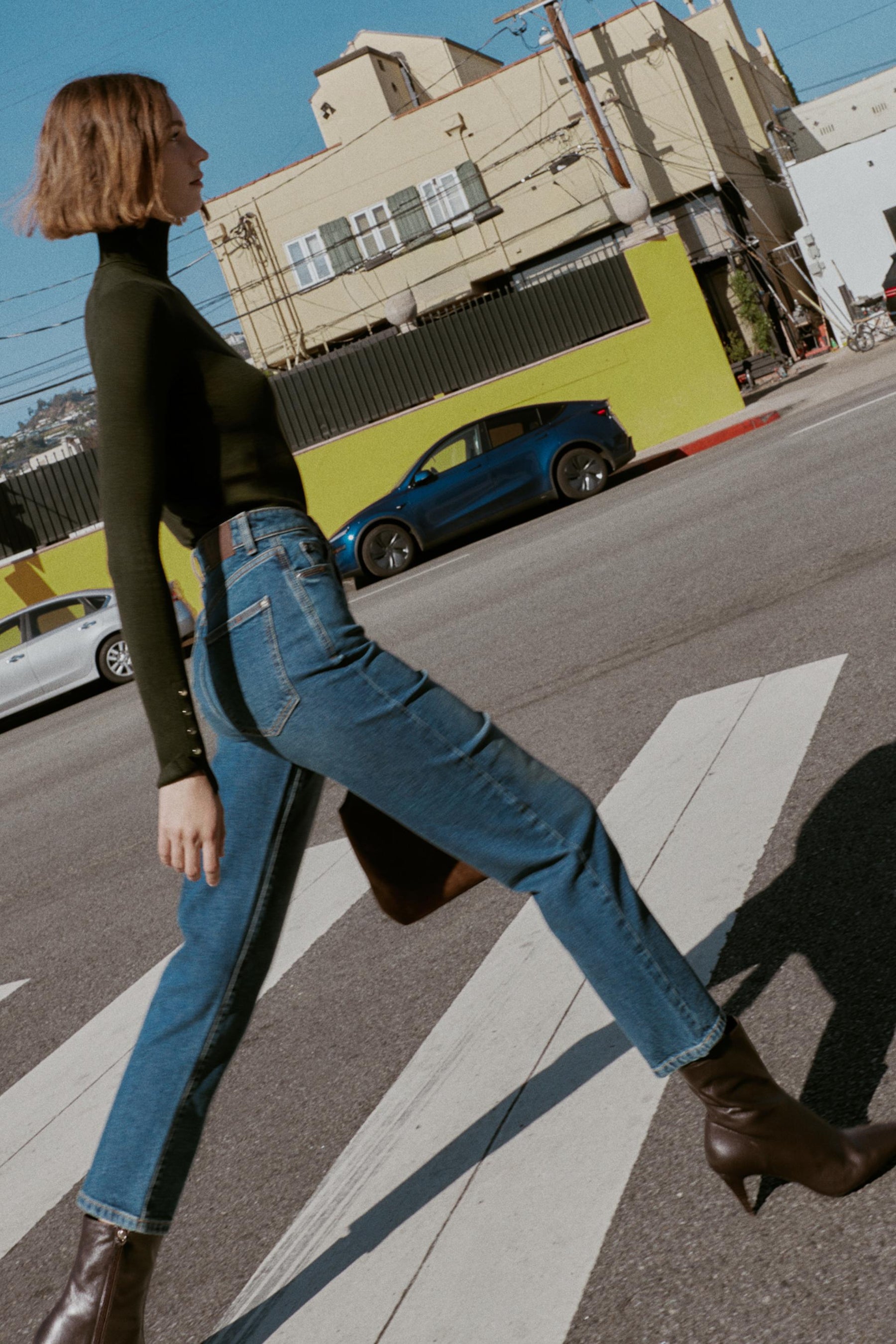 High Waisted Mom Jeans