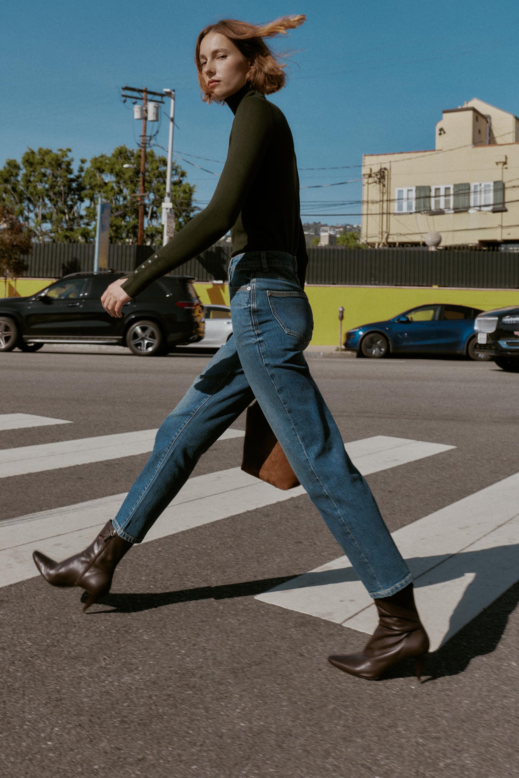 High Waisted Mom Jeans