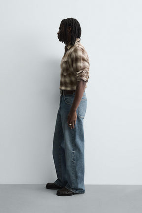 RELAXED FIT CHECK SHIRT - Image 4