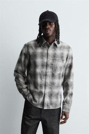 RELAXED FIT CHECK SHIRT - Image 2