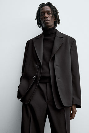 DETACHABLE LAPEL BLAZER SUIT - Image 5