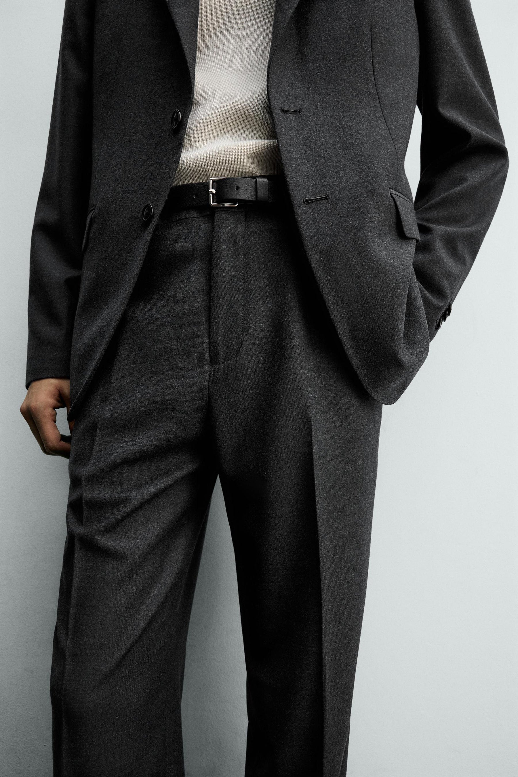 WOOL SUIT TROUSERS - Image 5