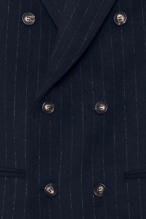 SOSHIOTSUKI X PINSTRIPE OVERSIZE FIT COAT - Image 5