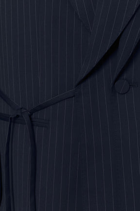 Pinstripe Suit Jacket