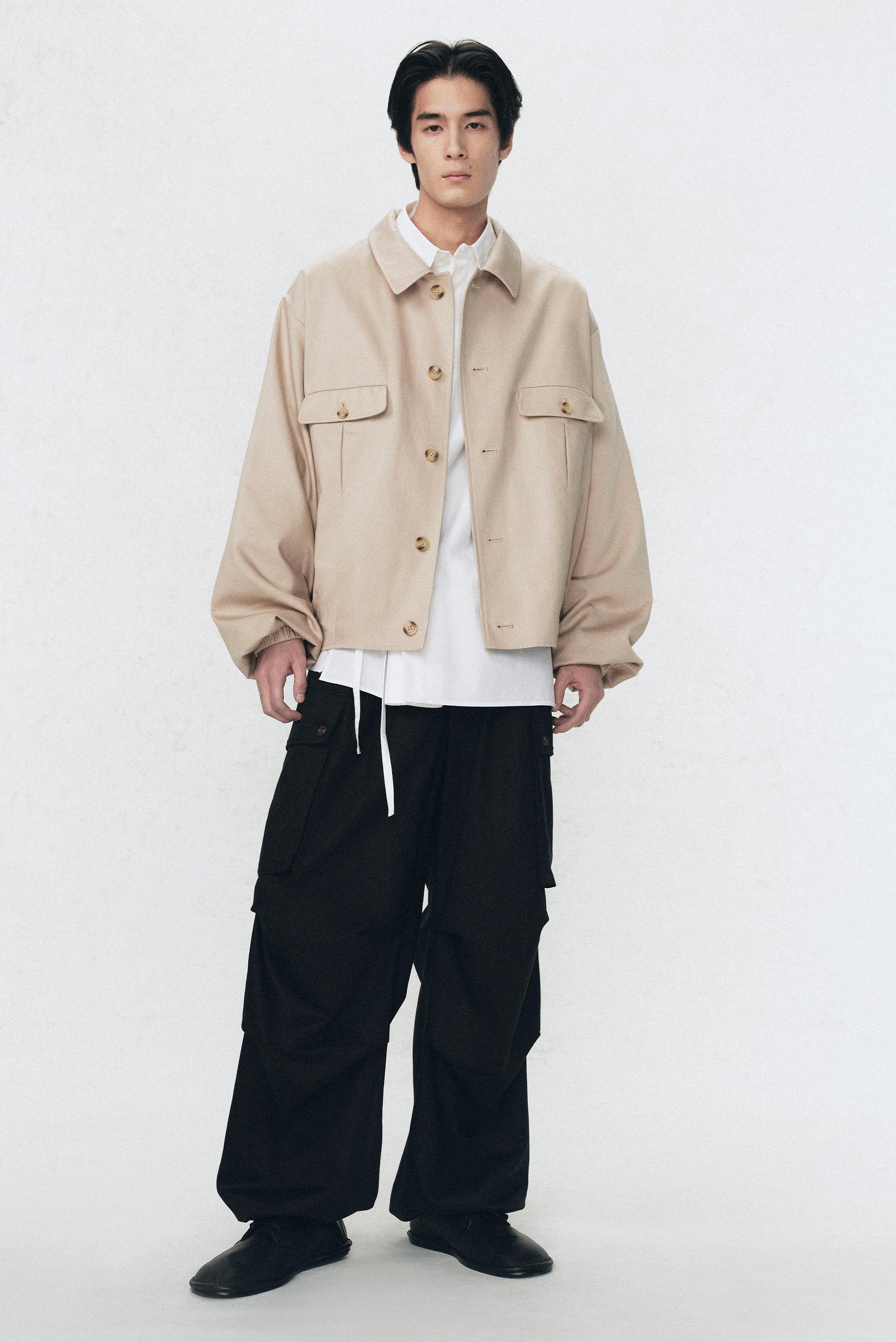 RELAXED FIT CARGO SUIT TROUSERS SOSHIOTSUKI X - Image 2