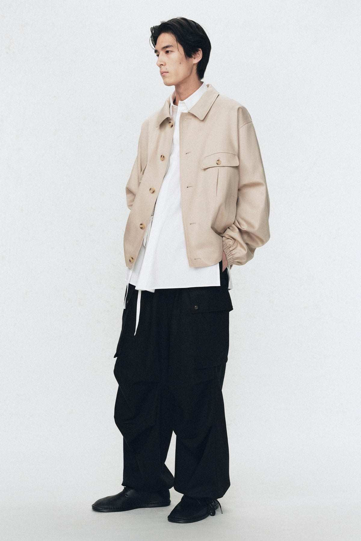 RELAXED FIT CARGO SUIT TROUSERS SOSHIOTSUKI X - Image 1
