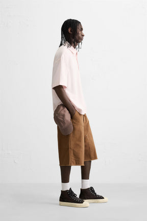 CONTRAST EMBROIDERY SHIRT - Image 4